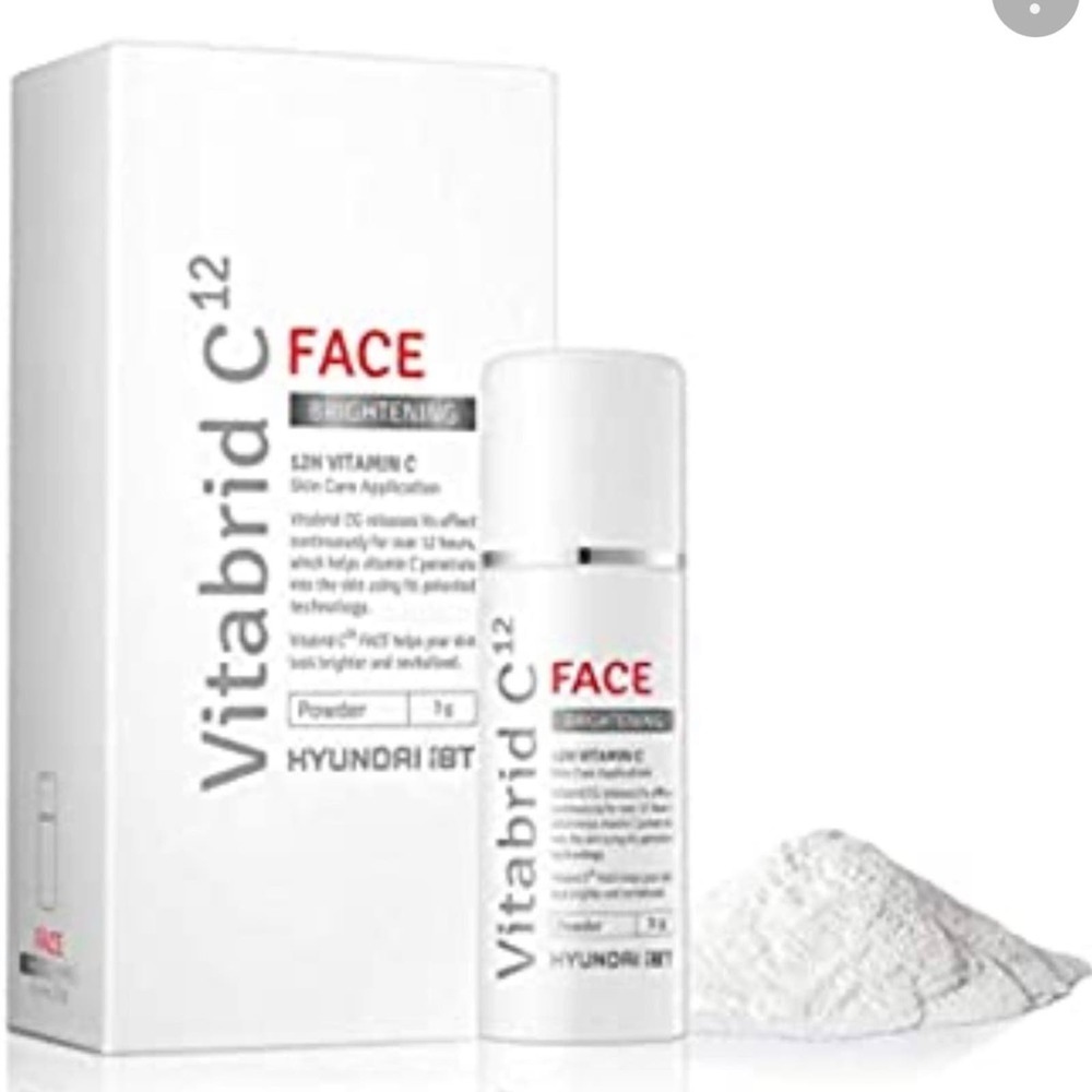 VItabrid C12-Face Brightening Powder Full Size  Sealed  Free Gift